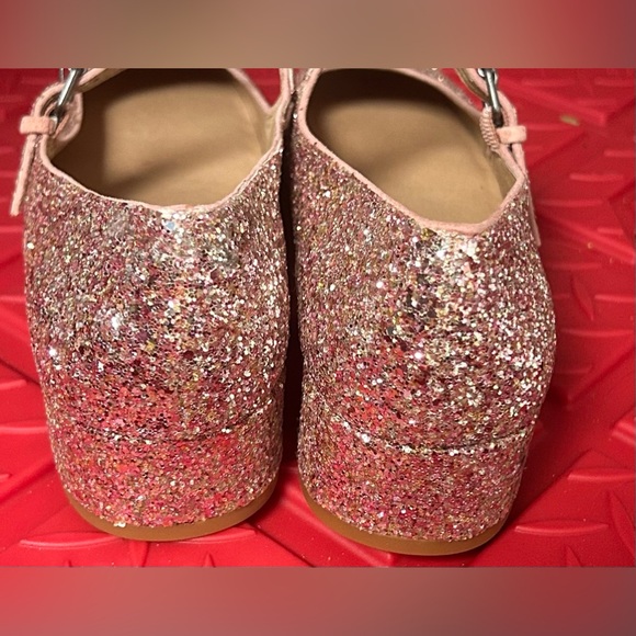 Madewell Delilah Mary Jane In Glitter Pink Sparkle Shoes Size 6.5 NEW - Picture 7 of 10